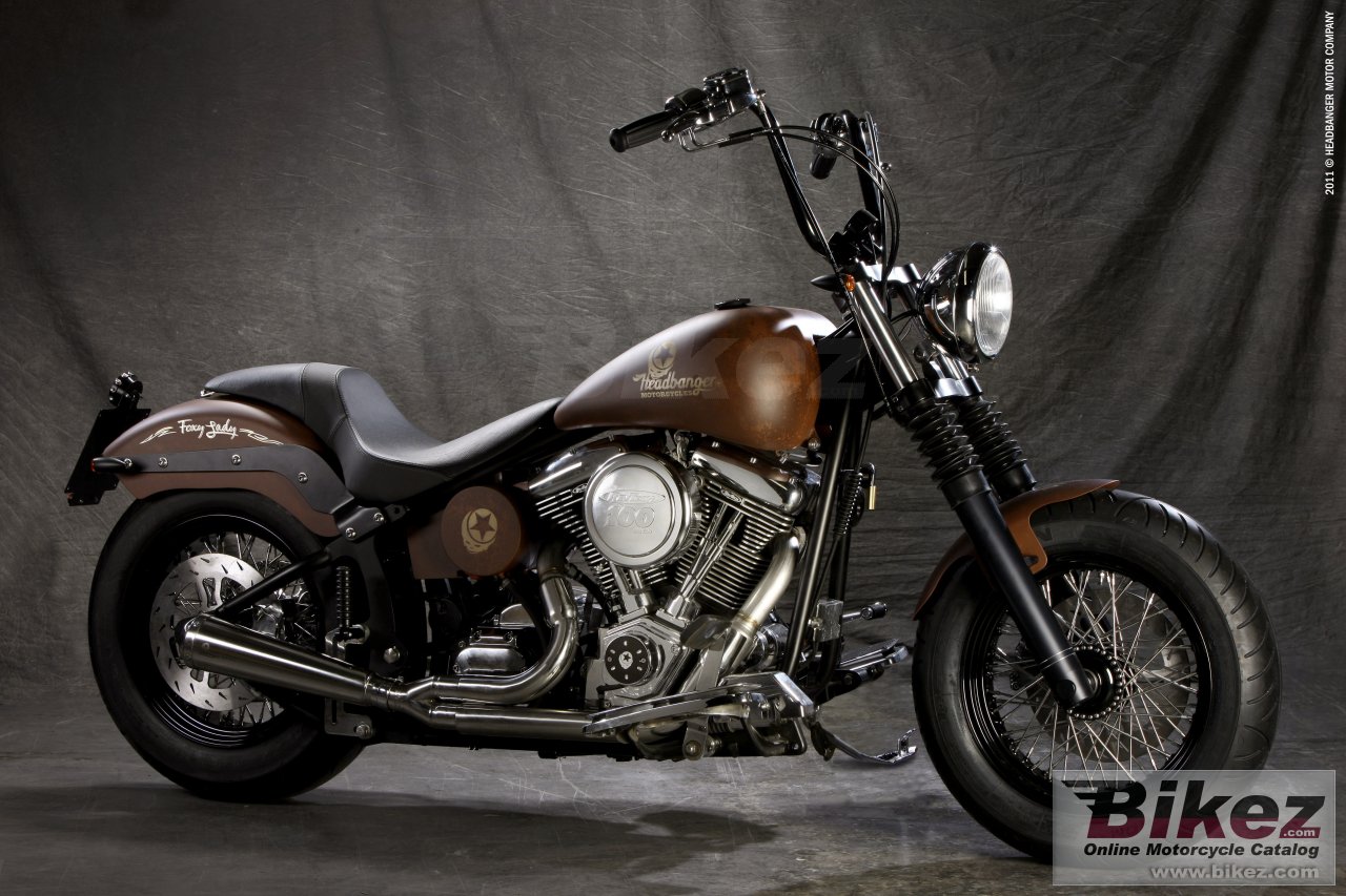 Big Headbanger foxy lady picture and wallpaper from Bikez.com